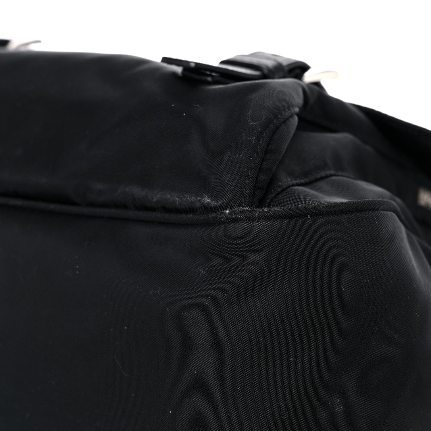 Prada Nylon Vela Messenger Bag Black 7 of 16