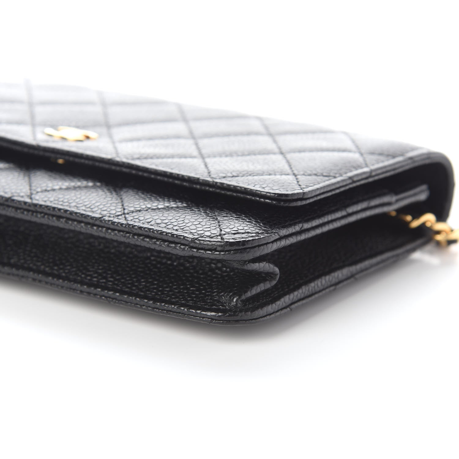 Chanel Caviar Quilted Wallet On Chain WOC Black 10 of 10