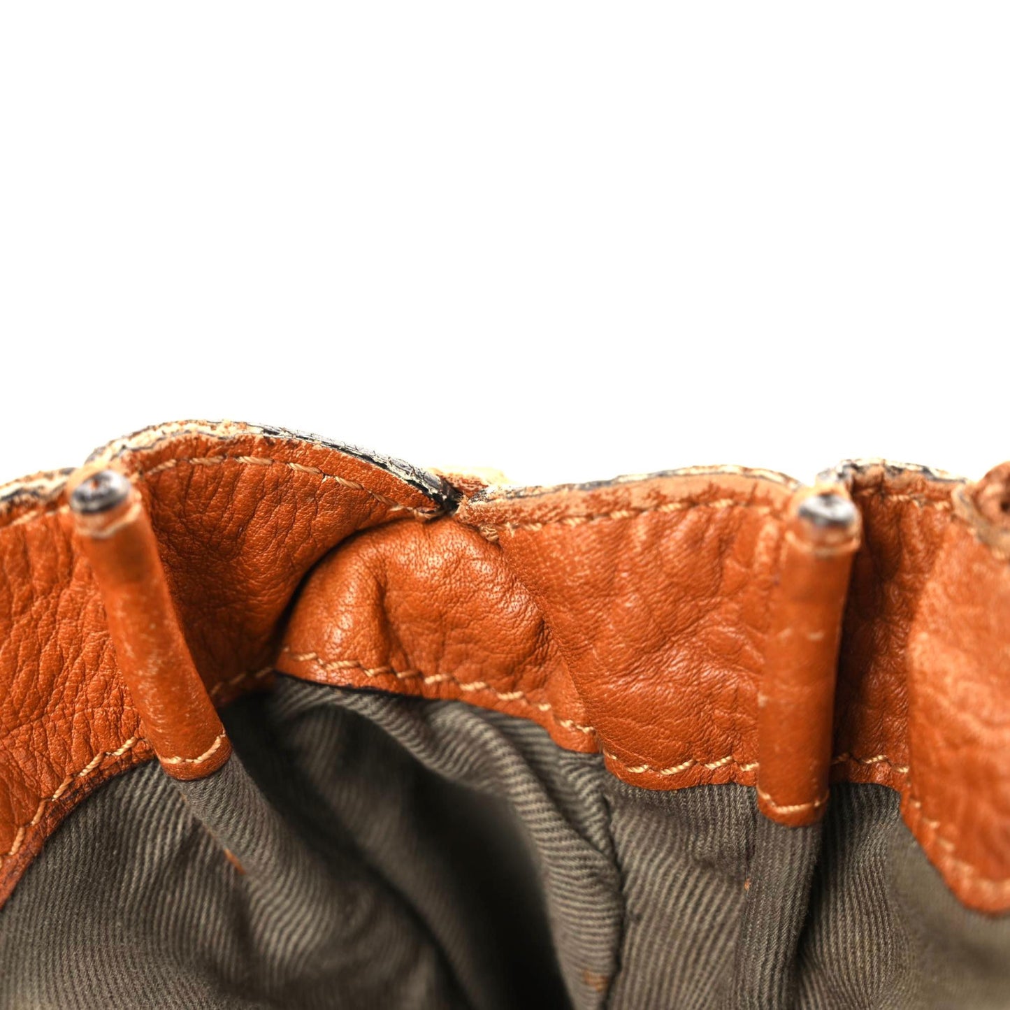 Calfskin Medium Marcie Satchel Tan