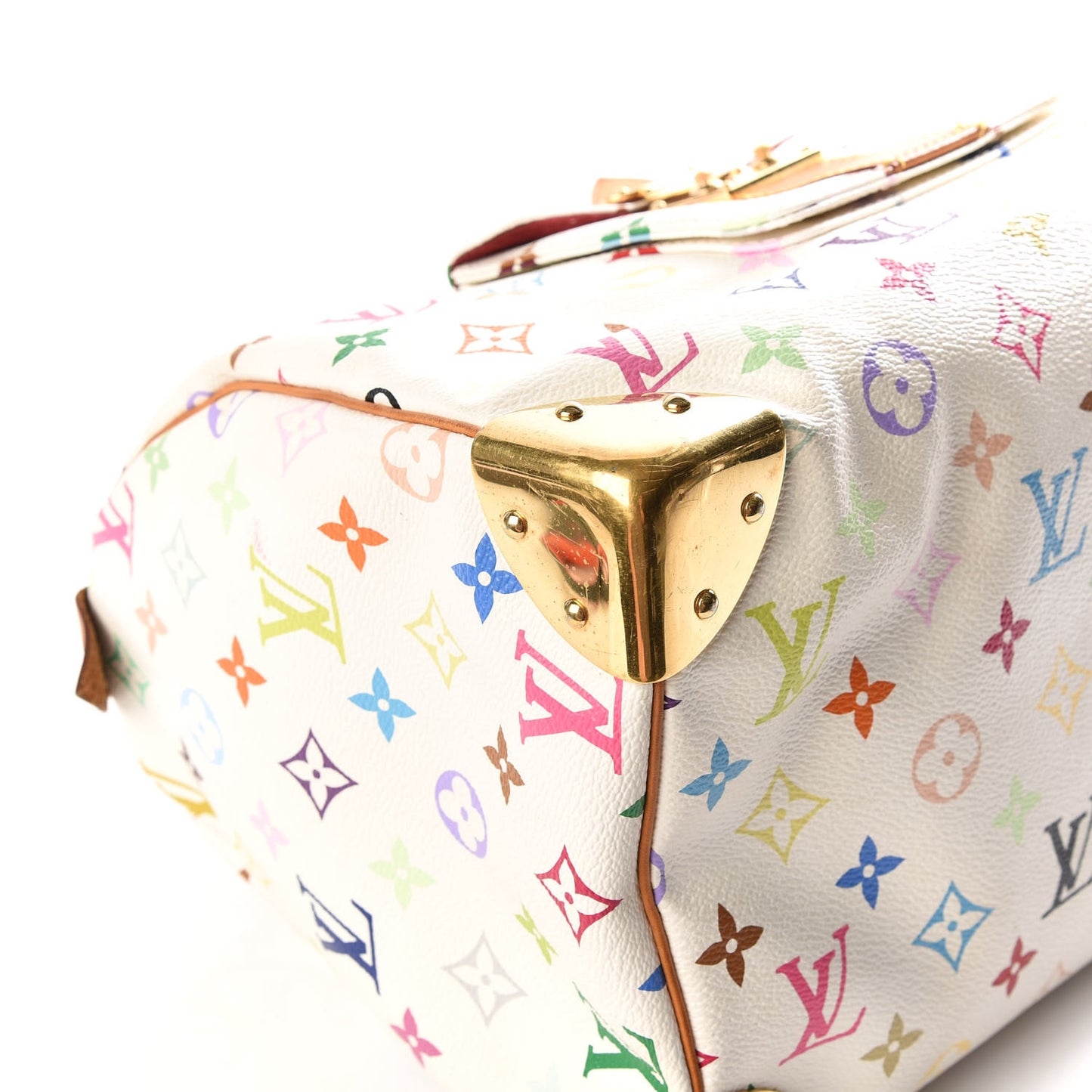 Monogram Multicolor Speedy 30 White