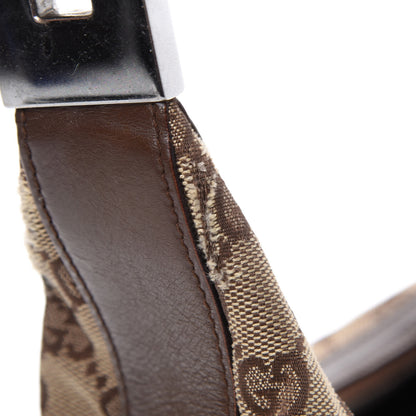 Gucci Monogram GG Small Clasp Hobo Brown 14 of 15