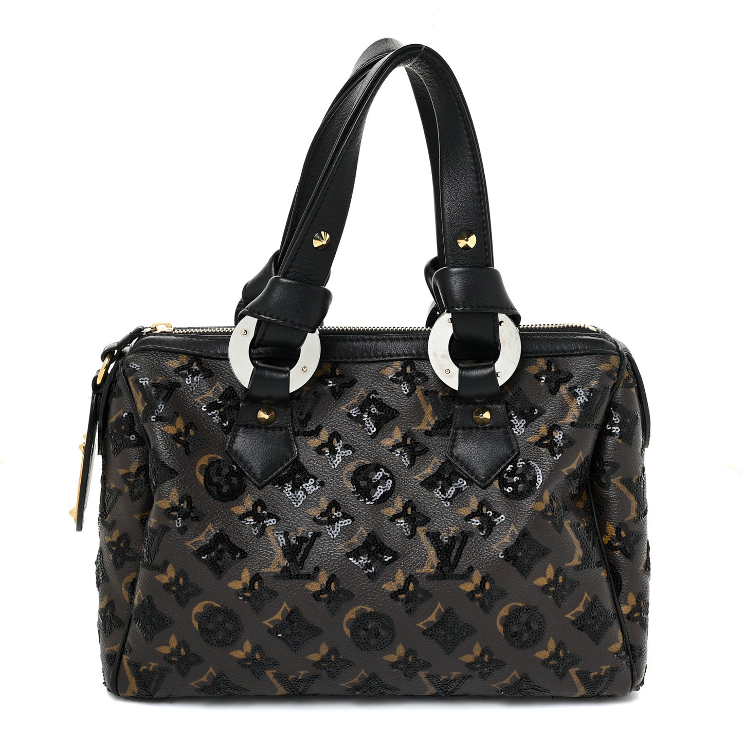 Monogram Sequins Eclipse Speedy 28 Black