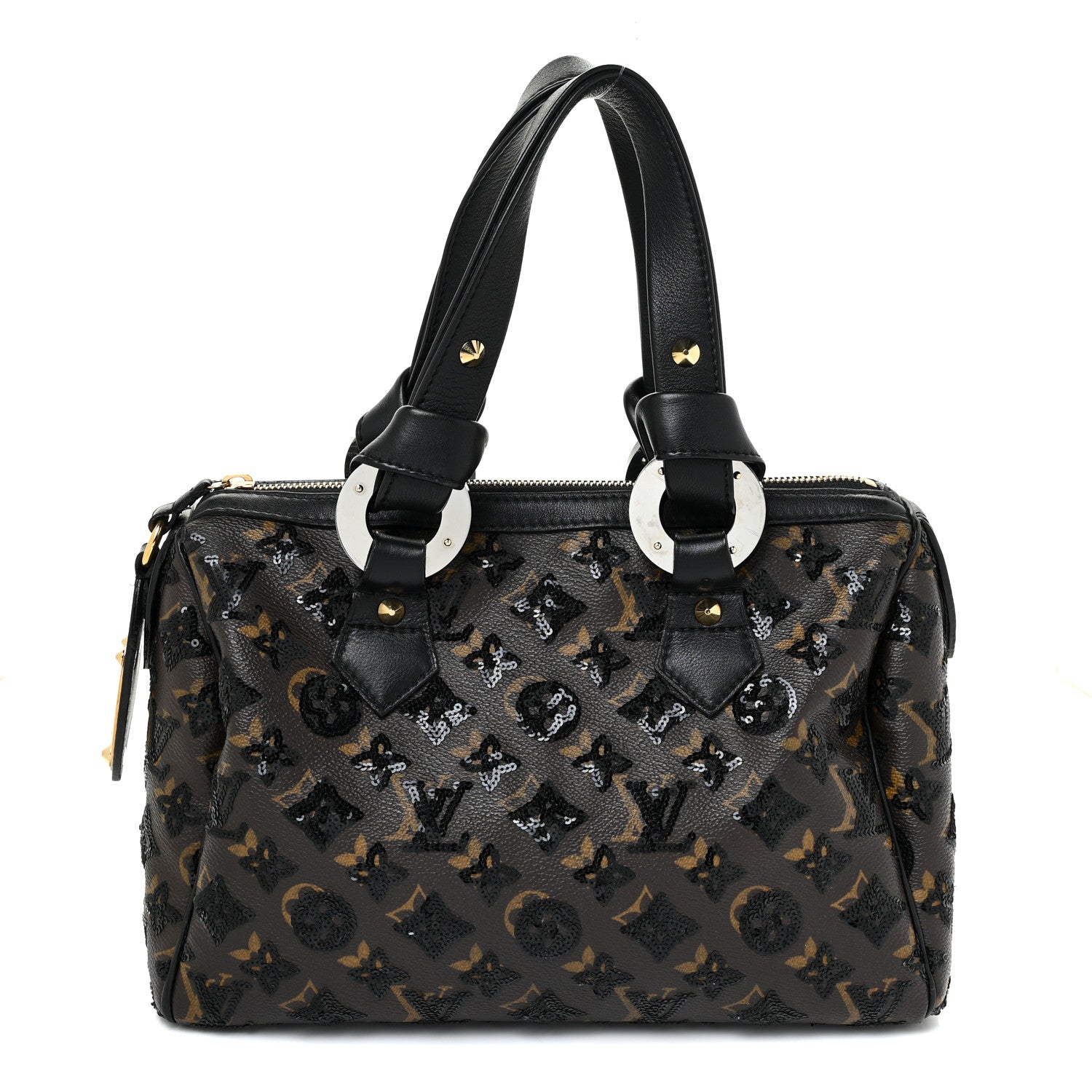 Louis Vuitton Monogram Sequins Eclipse Speedy 28 Black 1 of 11