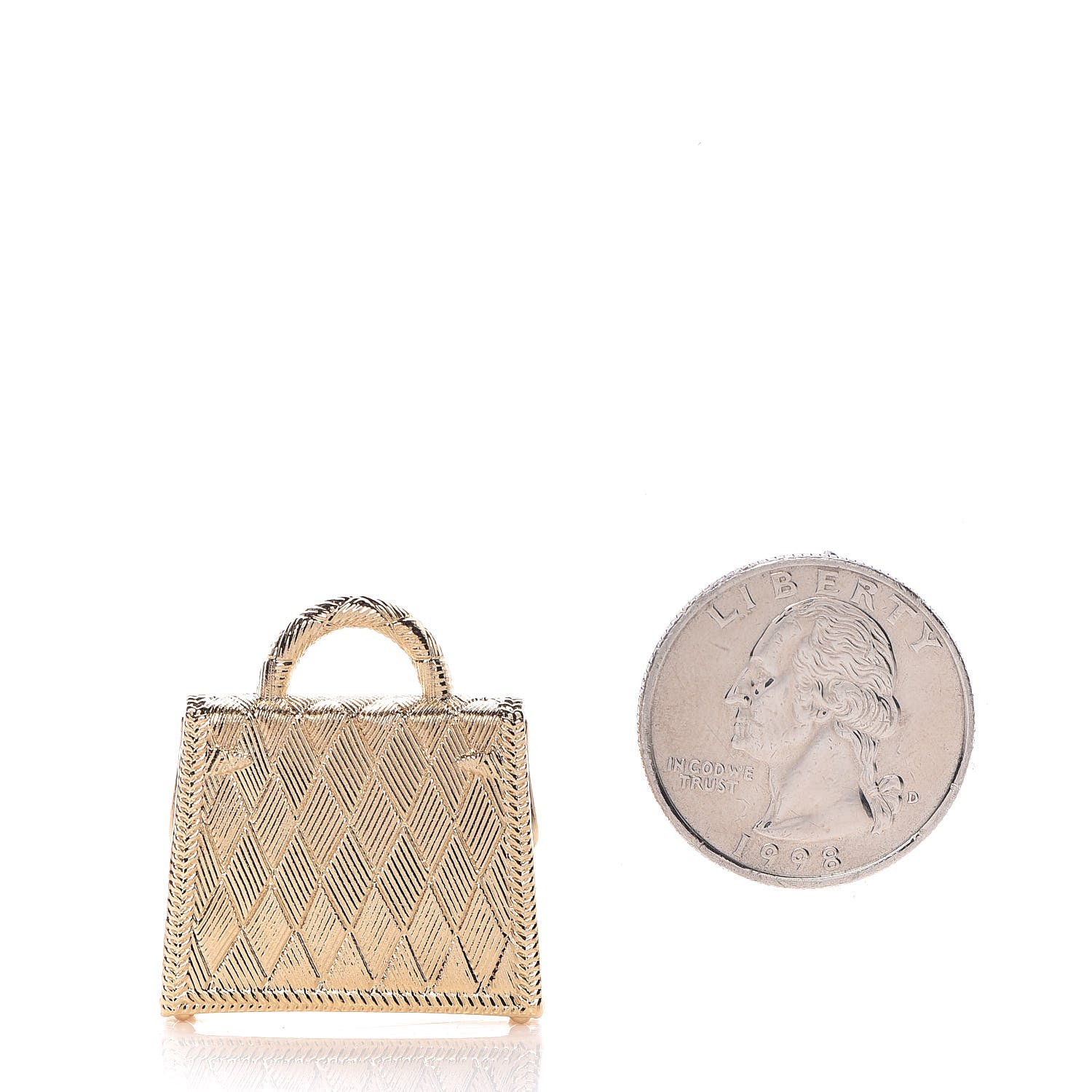 Hermes Permabrass Kelly Curiosite Charm 2 of 4