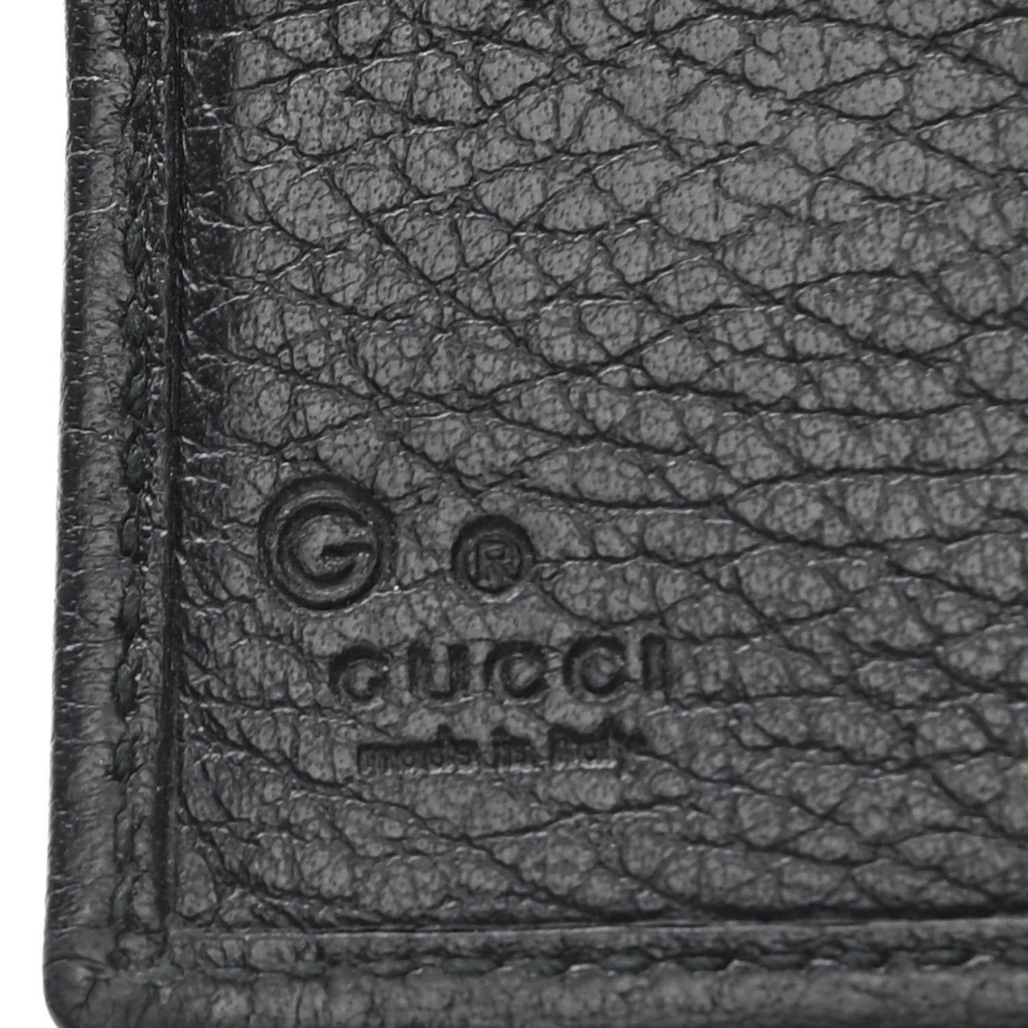 Gucci Nylon Monogram Bi-Fold Wallet Black 6 of 10