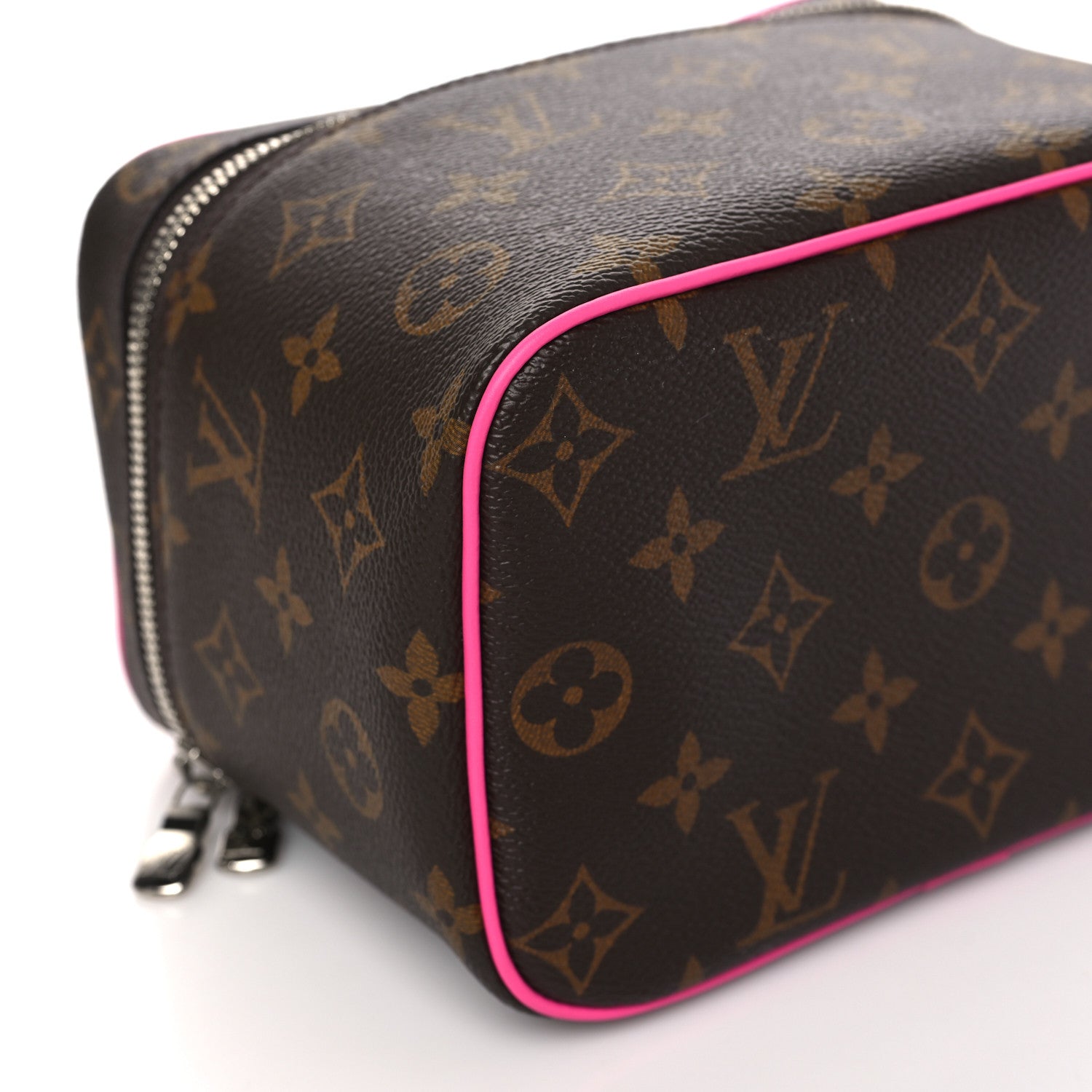 Louis Vuitton Monogram Macassar Nice Mini Fuchsia 8 of 9