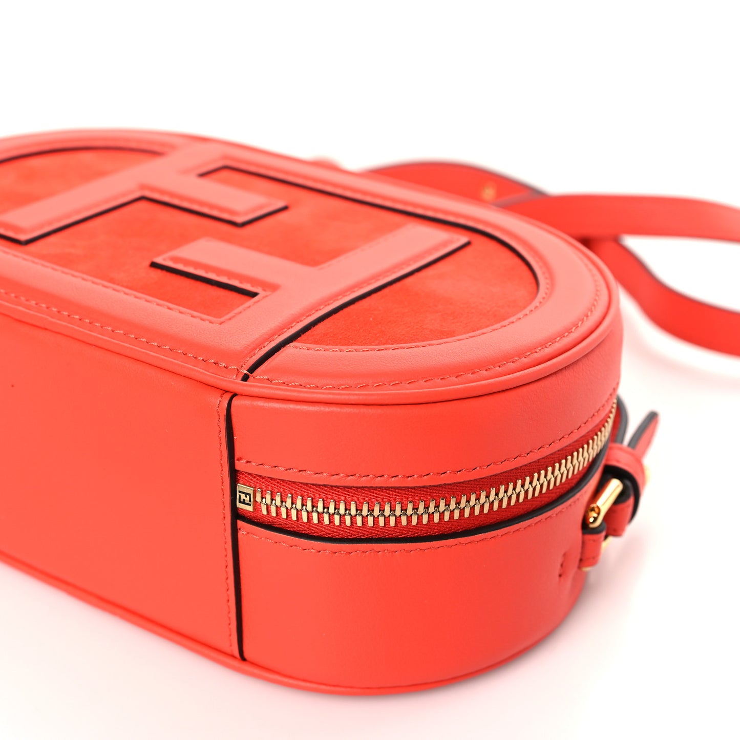 Vitello Grace Camoscio O'Lock Mini Camera Case Tulipano
