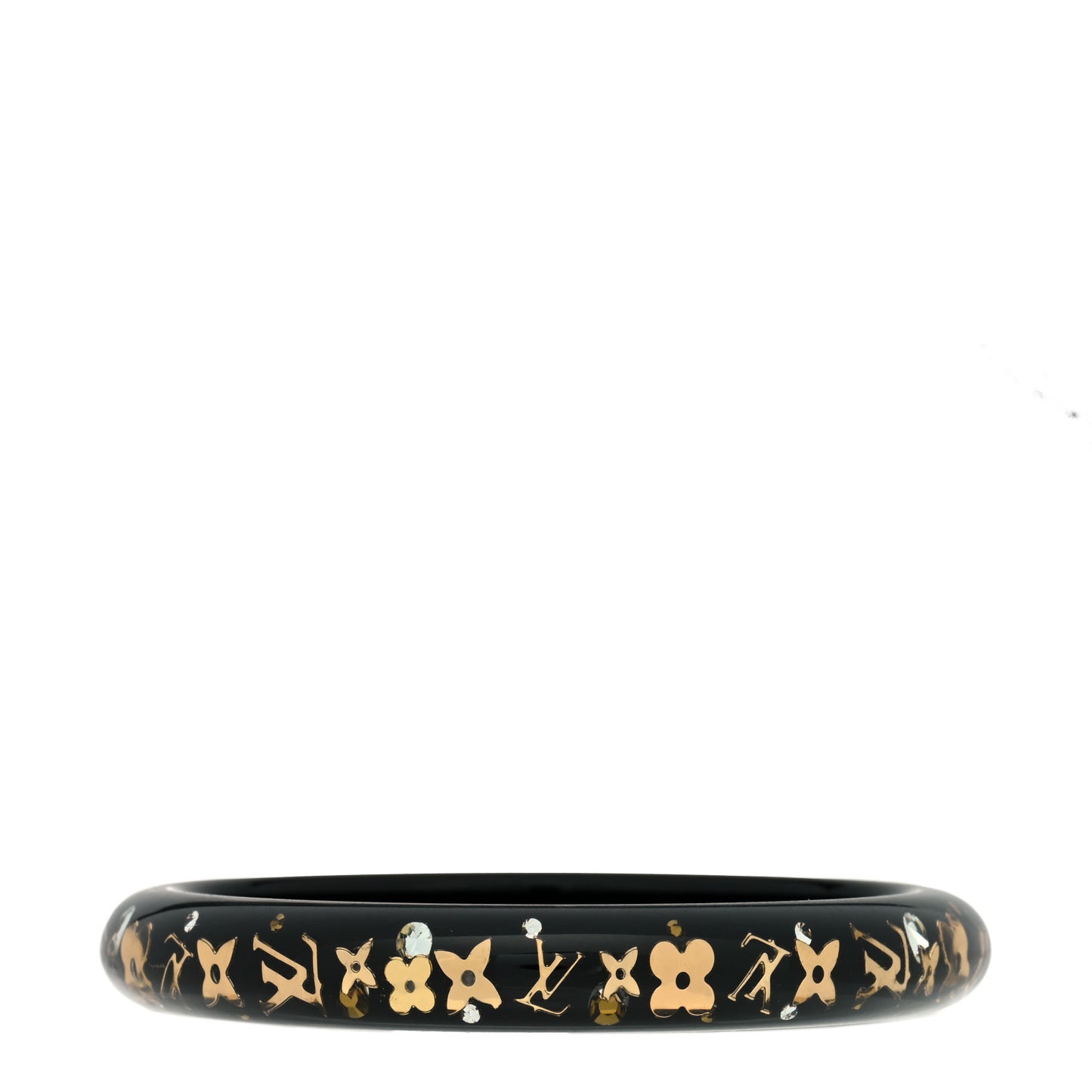 Resin Swarovski Medium Inclusion Bracelet PM Black