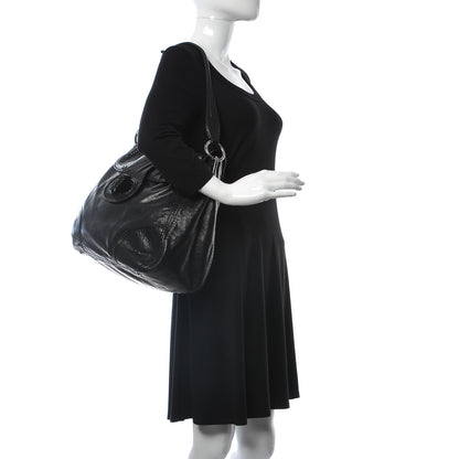 Prada Vitello Shine Turnlock Flap Shoulder Bag Black 2 of 10