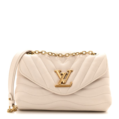 Louis Vuitton Calfskin LV New Wave Chain Bag Ivory 1 of 14