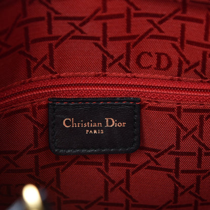 Christian Dior Lambskin Cannage Large Lady Dior Black 7 of 8