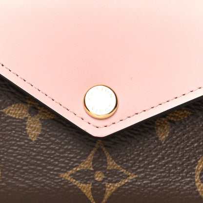 Louis Vuitton Monogram Zoe Wallet Rose Ballerine 8 of 9