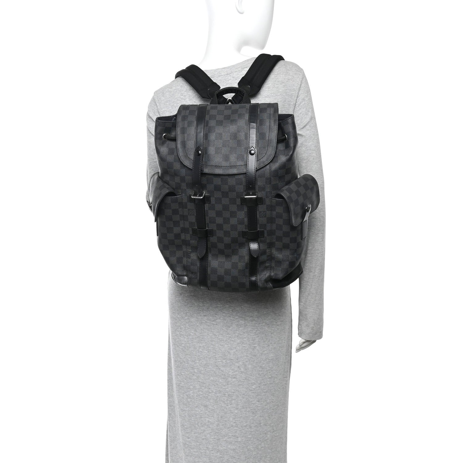 Louis Vuitton Damier Graphite Christopher PM Backpack 2 of 9