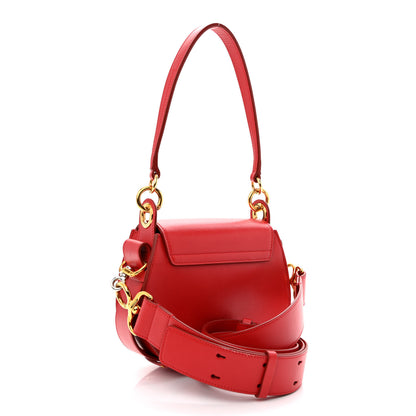 Chloe Calfskin Small Tess Bag Sepia Red 3 of 11