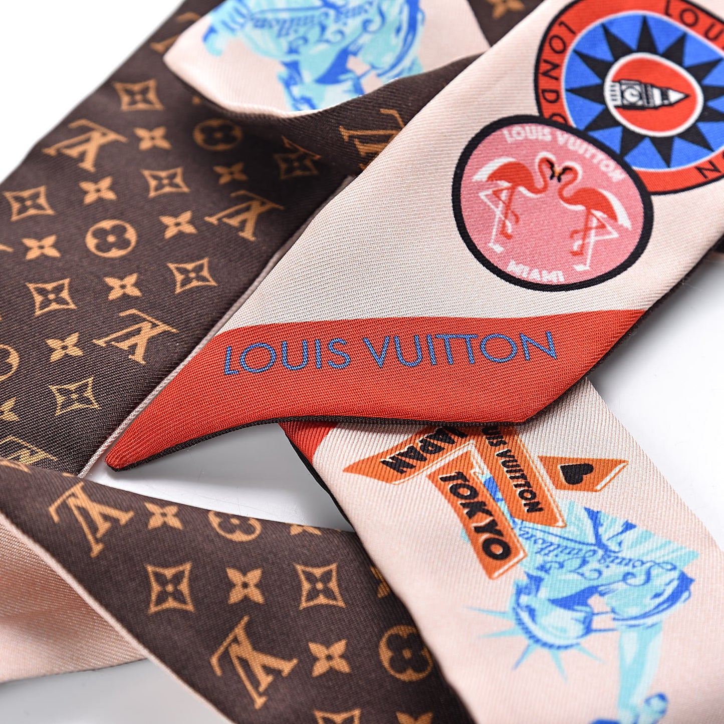 Silk Monogram World Tour Stickers BB Bandeau Nude