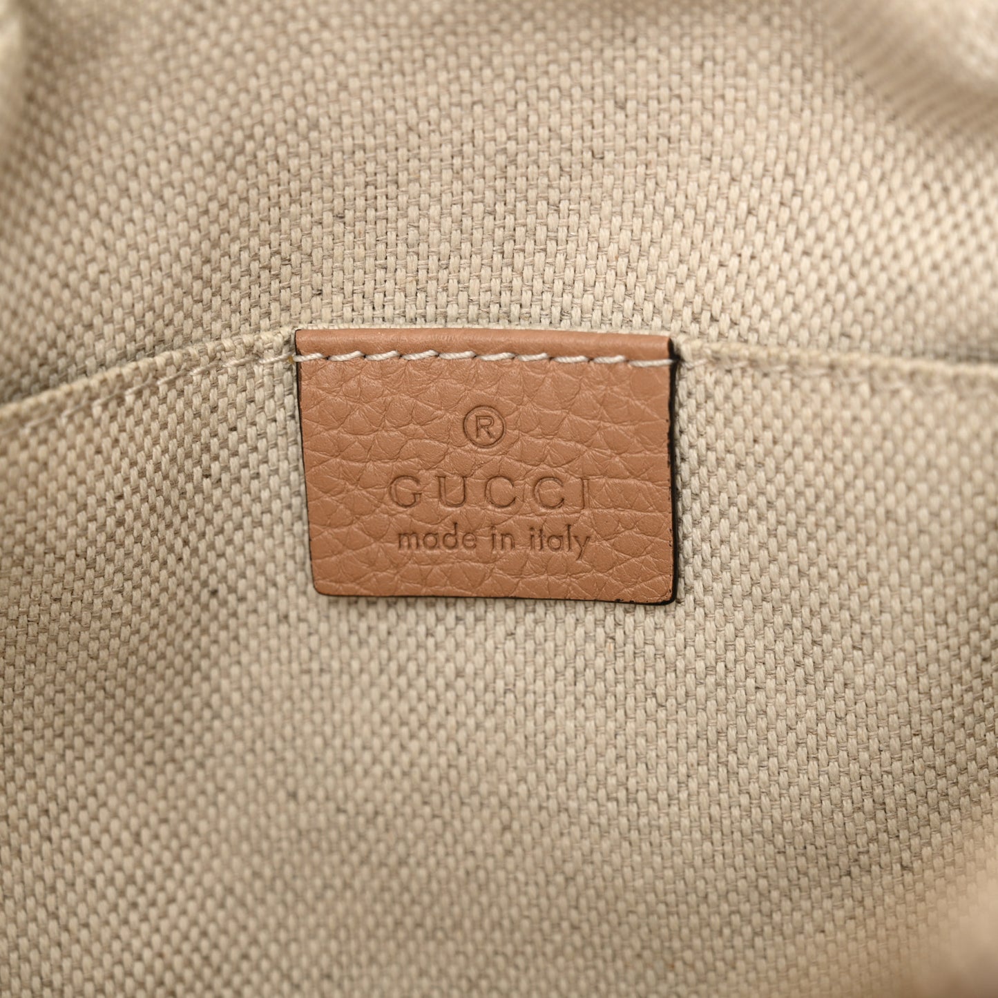Pebbled Calfskin Small Soho Disco Bag Rose Beige
