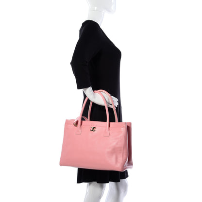 Chanel Calfskin Cerf Shopper Tote Pink 4 of 10