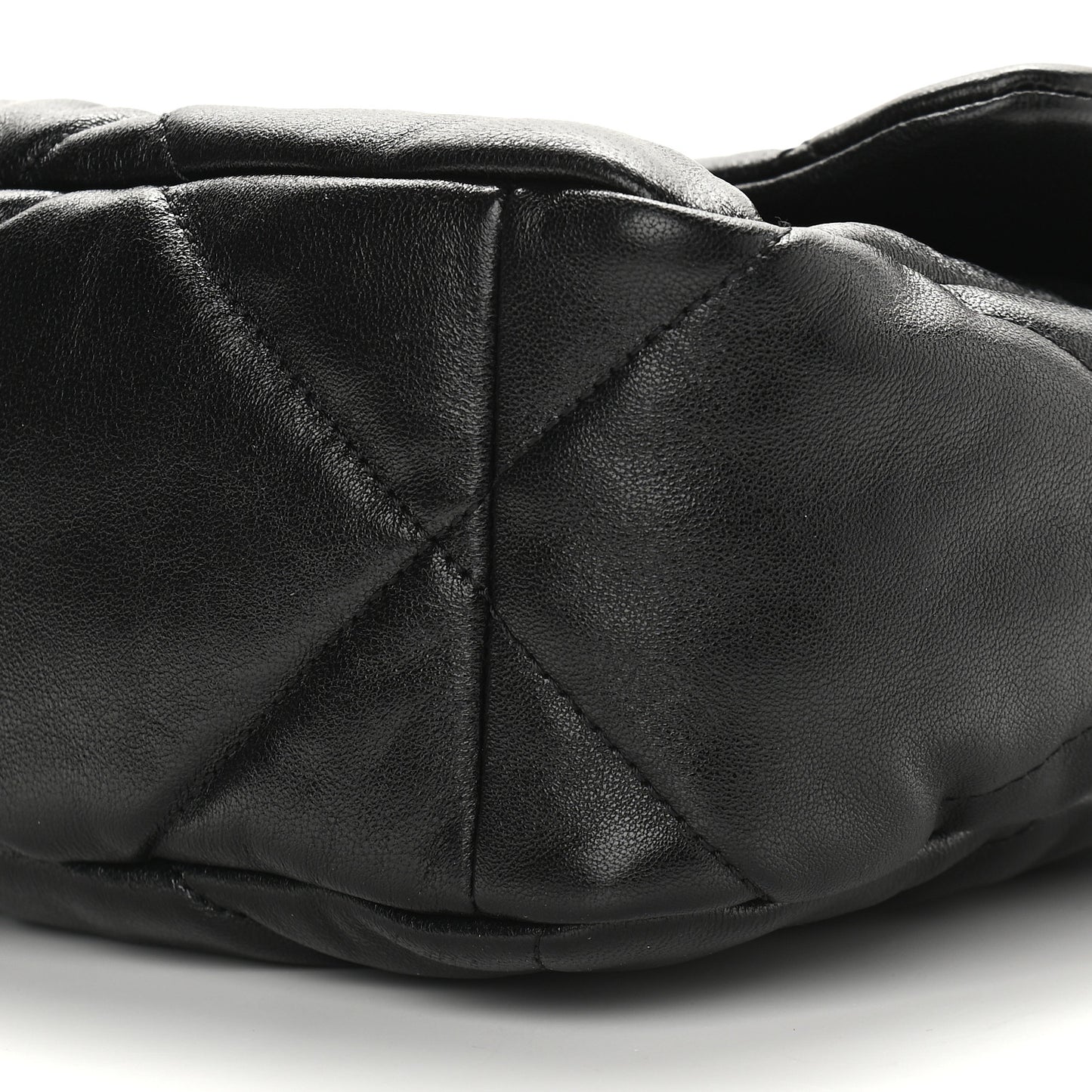 Lambskin Quilted Large Chanel 19 Flap Black