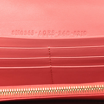 Fendi Nappa FF Embossed Continental Wallet On Chain Rosa Pesca 7 of 12