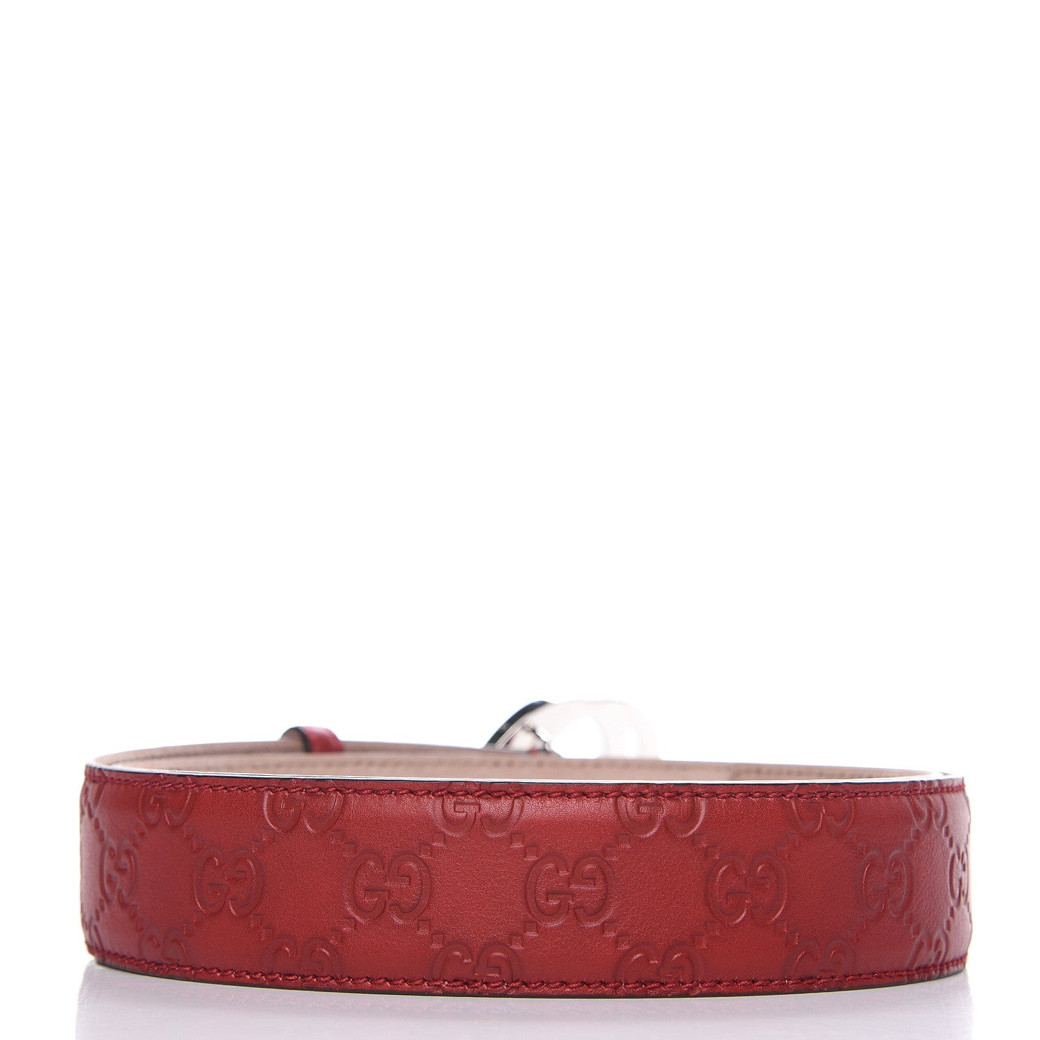Gucci Guccissima Interlocking G 40mm Belt 95 38 Red 3 of 7