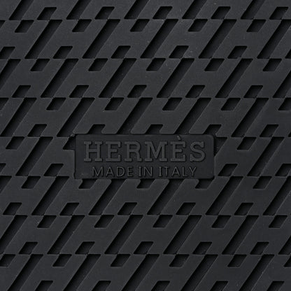 Hermes Epsom Mens Chypre Sandals 43 Bleu Canard 6 of 8