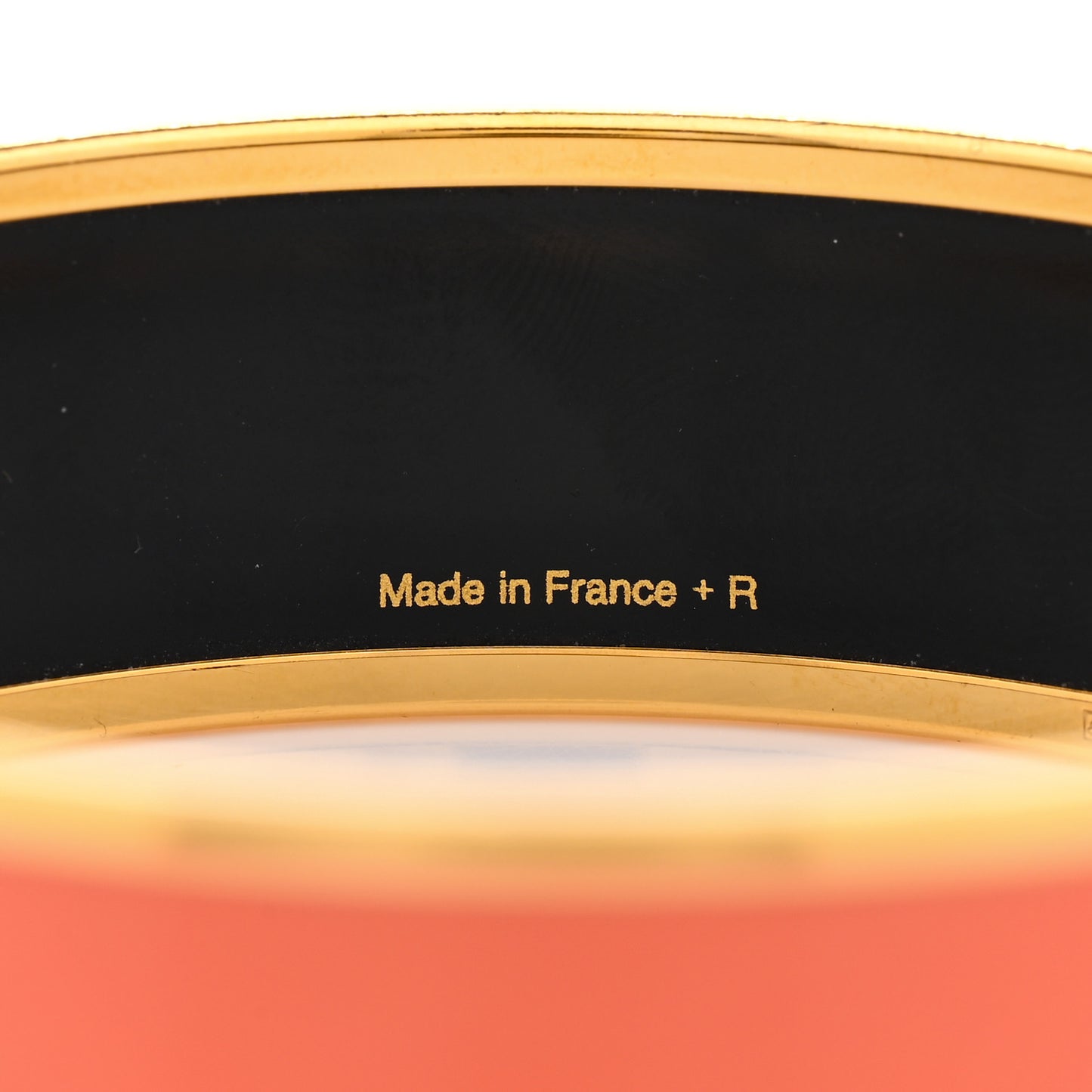 Enamel Printed Caleche Wide Bracelet 70 Mango