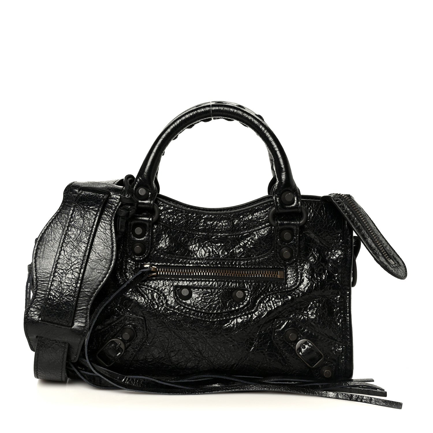 Balenciaga Agneau Arena Classic Hardware Le City Mini  Black 1 of 12