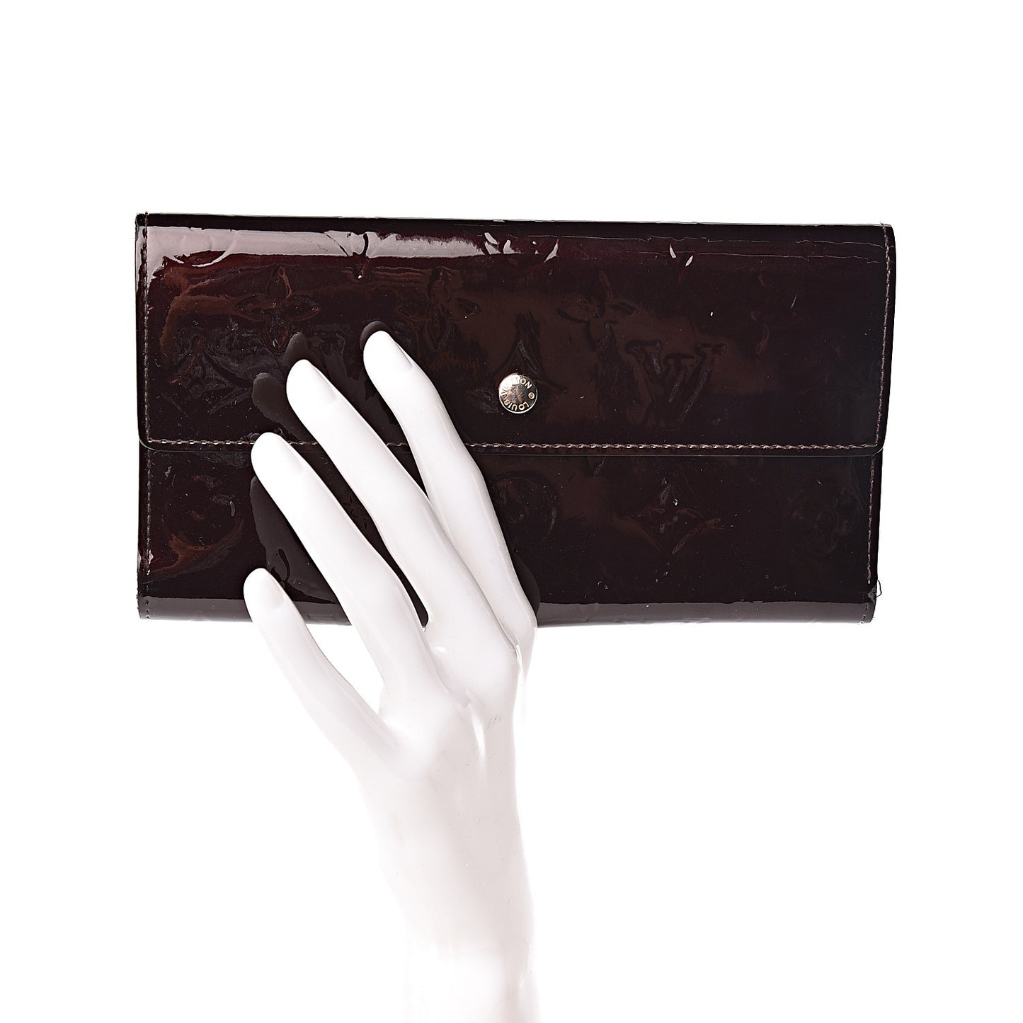 Vernis Porte Tresor International Wallet Amarante