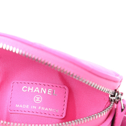 Chanel Lambskin Quilted Arm Coin Purse Pink 6 of 8