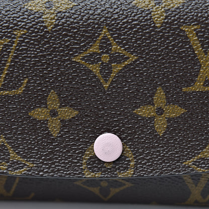 Louis Vuitton Monogram Emilie Wallet Rose Ballerine 8 of 9