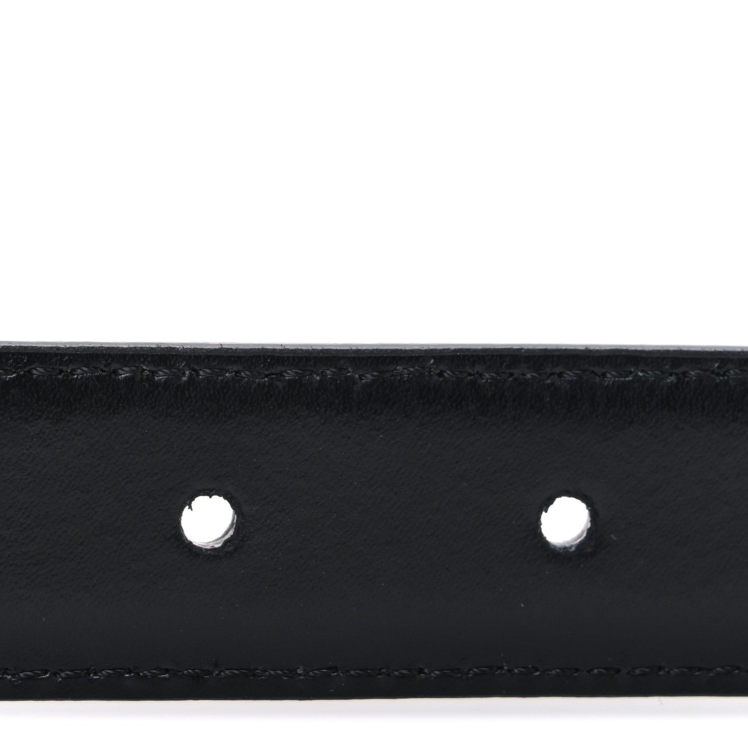 Celine Box Calfskin Medium 25mm Triomphe Belt 85 34 Black 4 of 6