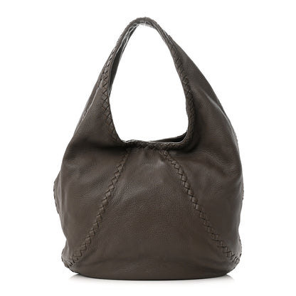 Bottega Veneta Cervo Deerskin Large Hobo Elephant 1 of 9