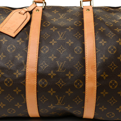 Louis Vuitton Monogram Keepall Bandouliere 55 27 of 38