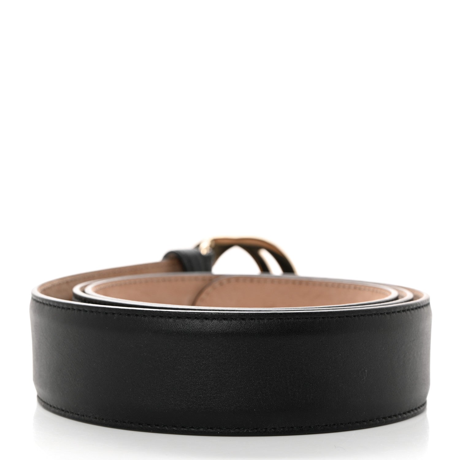 Gucci Calfskin Interlocking G 37mm Belt 95 38 Black 2 of 5