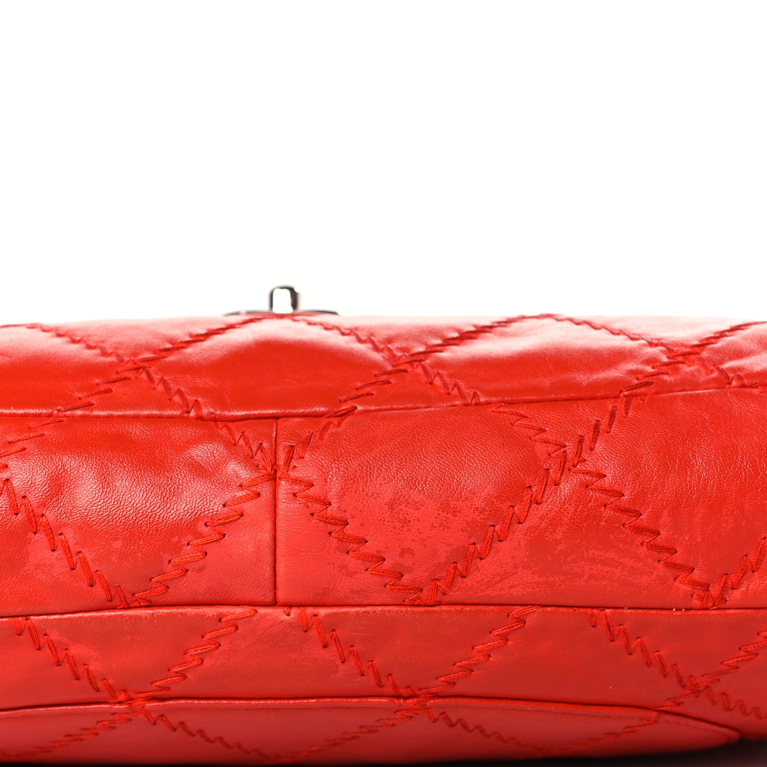 Chanel Calfskin Ultimate Stitch Large Flap Red 13 of 13