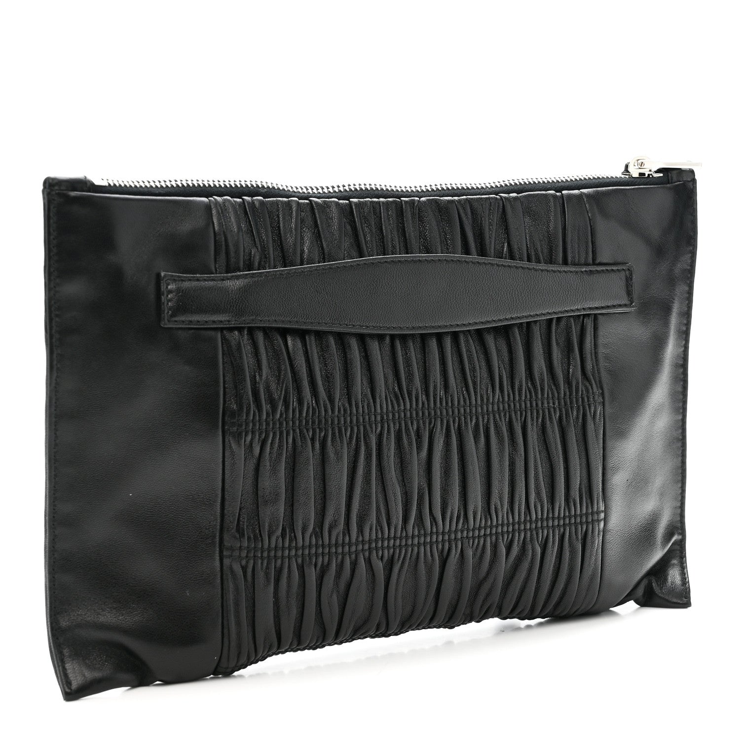 Prada Nappa Gaufre Clutch Nero Black 3 of 10