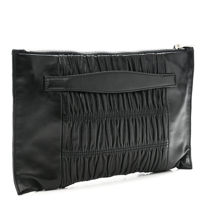 Prada Nappa Gaufre Clutch Nero Black 3 of 10