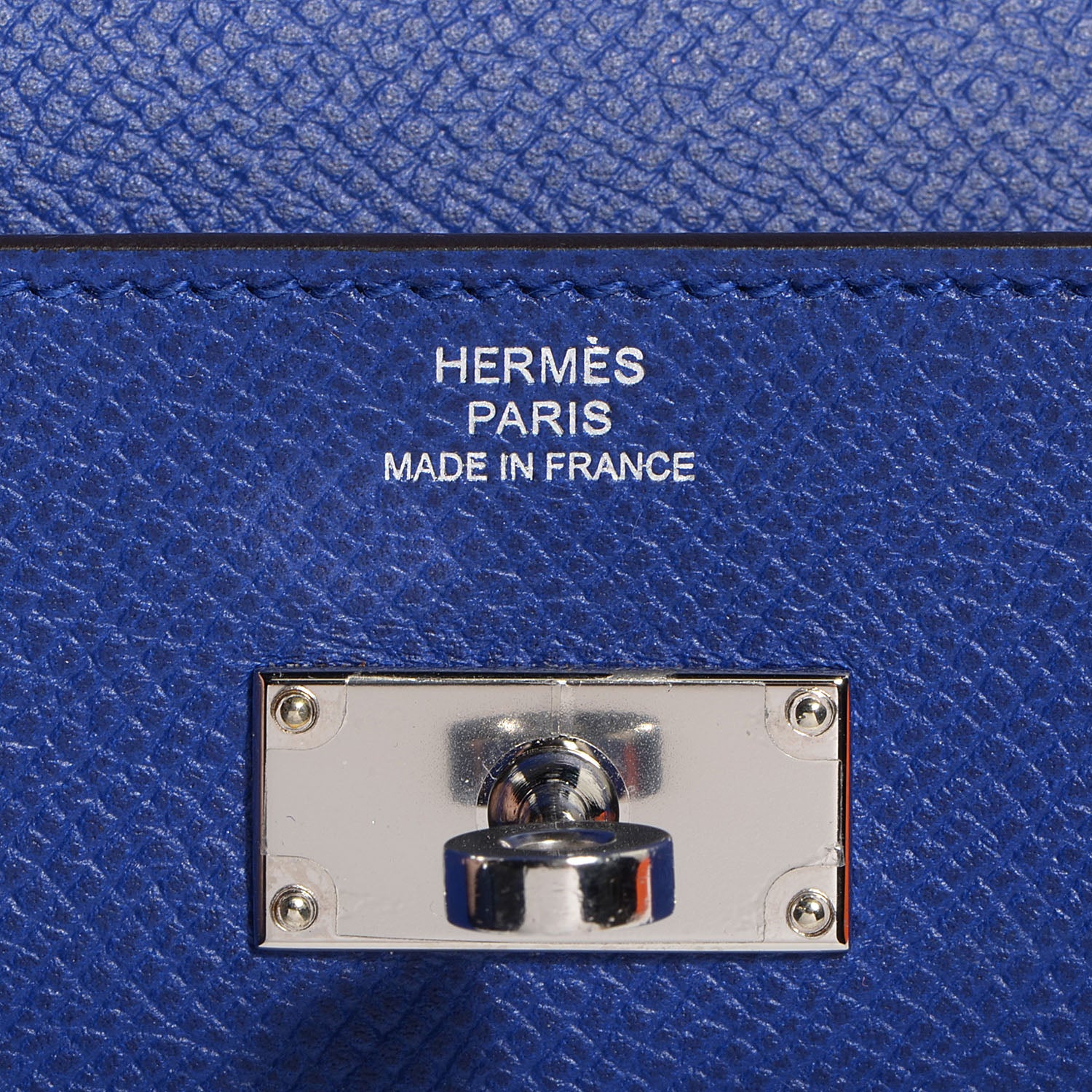 Hermes Epsom Kelly Longue Wallet Bleu Electrique 14 of 15