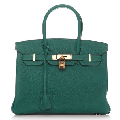 Hermes Togo Birkin 30 Malachite 1 of 28