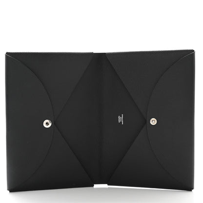Hermes Epsom Calvi Pouch Black 5 of 9
