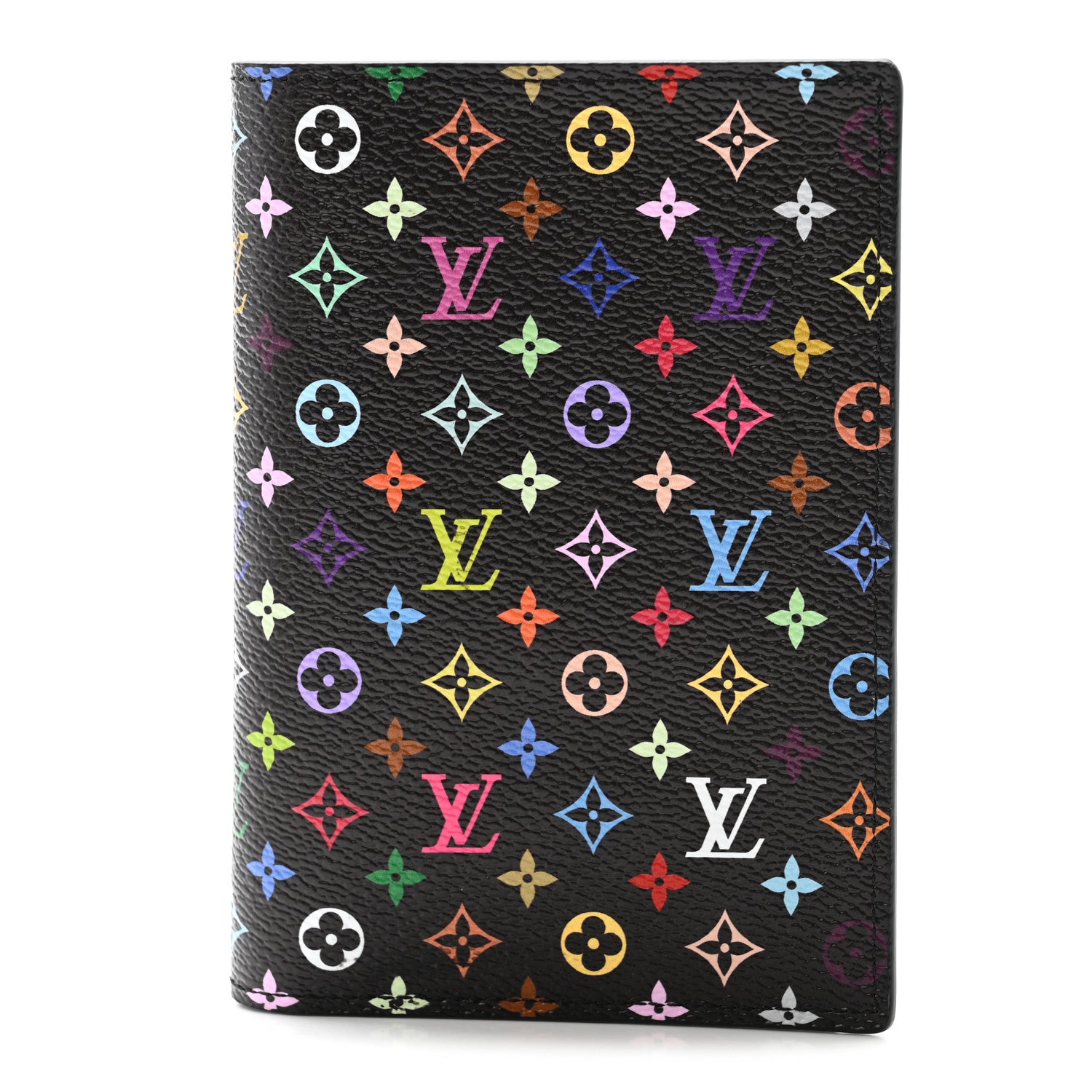 Louis Vuitton LV X TM Monogram Multicolor Passport Cover Black 1 of 7