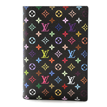 Louis Vuitton LV X TM Monogram Multicolor Passport Cover Black 1 of 7