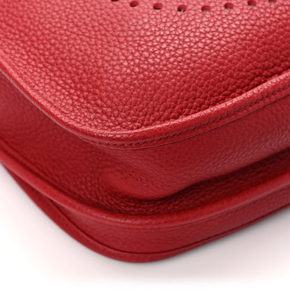 Hermes Taurillon Clemence Evelyne III PM Rubis 10 of 13