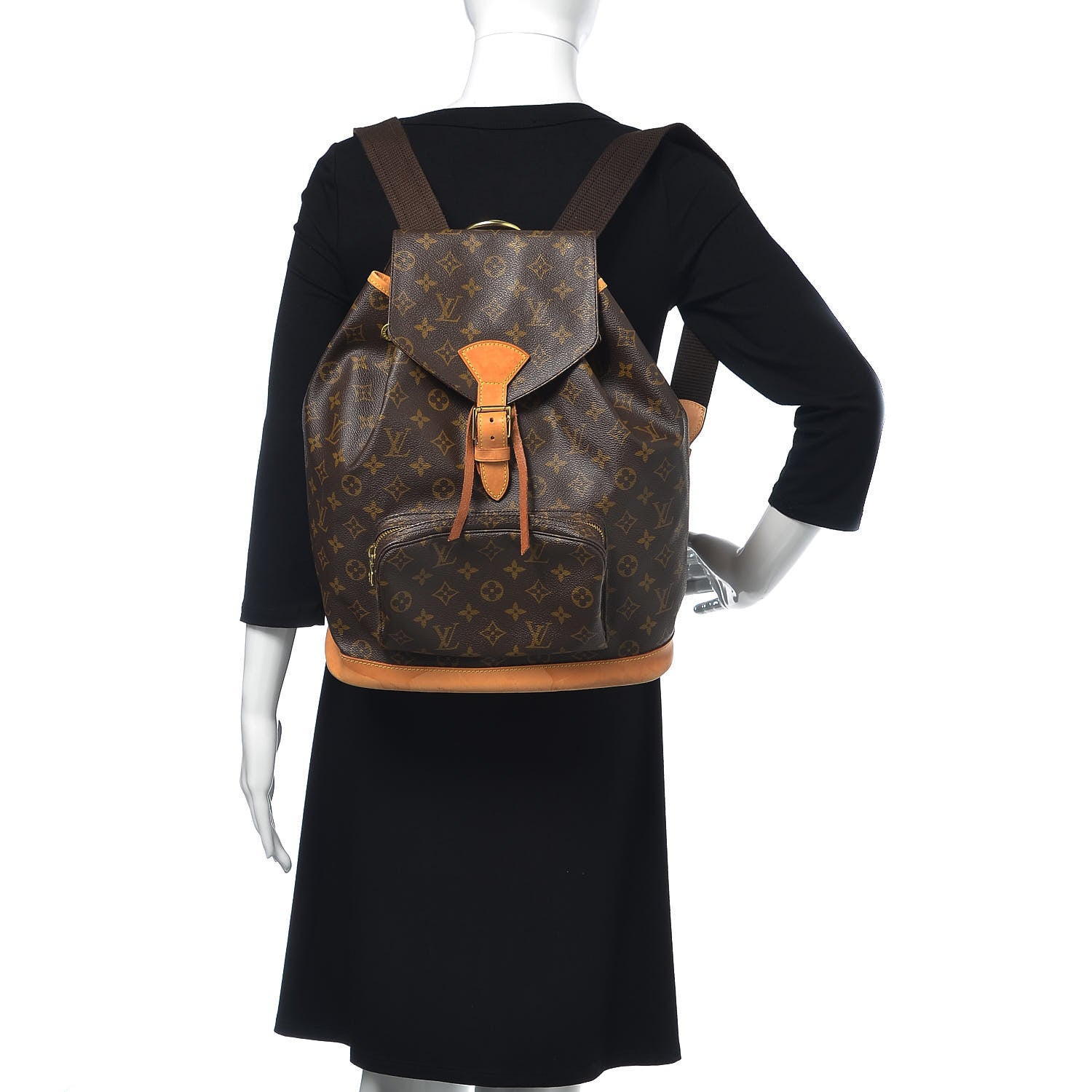 Louis Vuitton Monogram Montsouris GM Backpack 2 of 13
