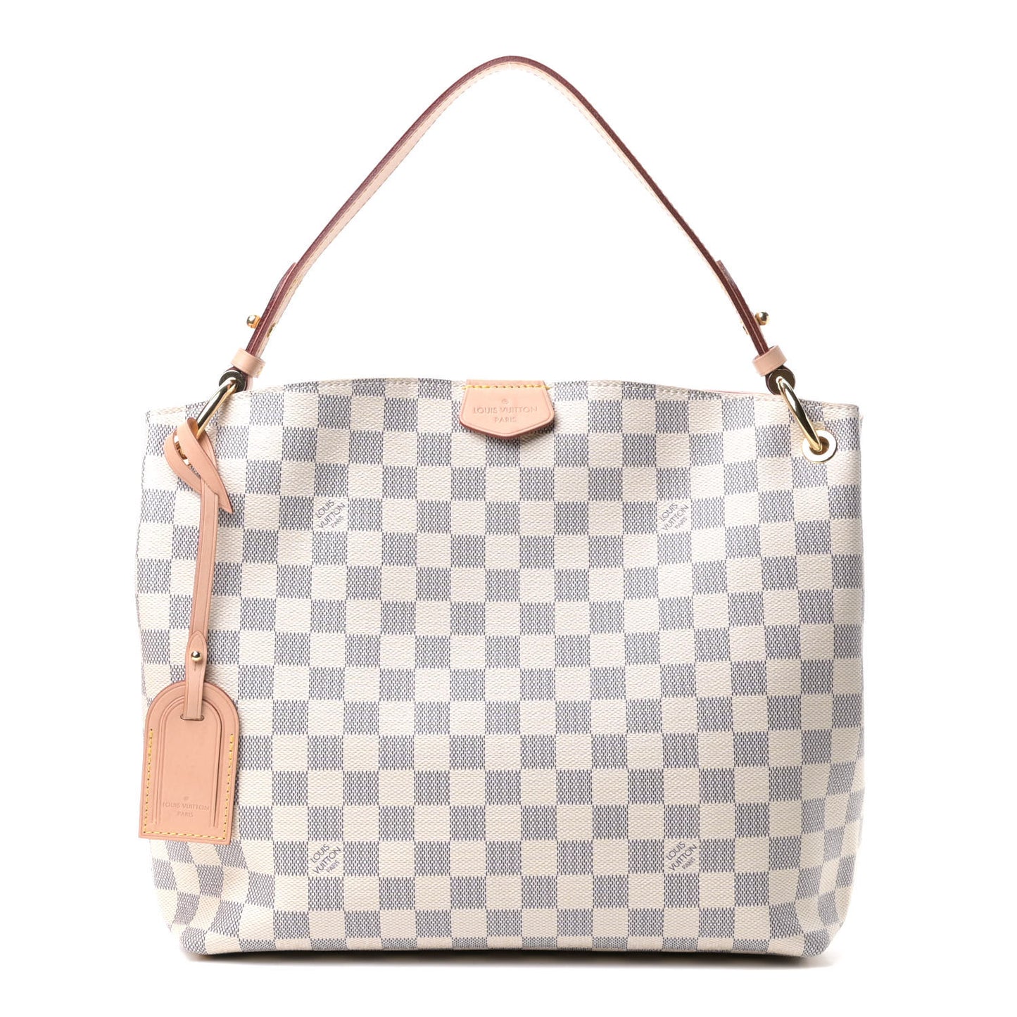 Damier Azur Graceful PM Rose Ballerine