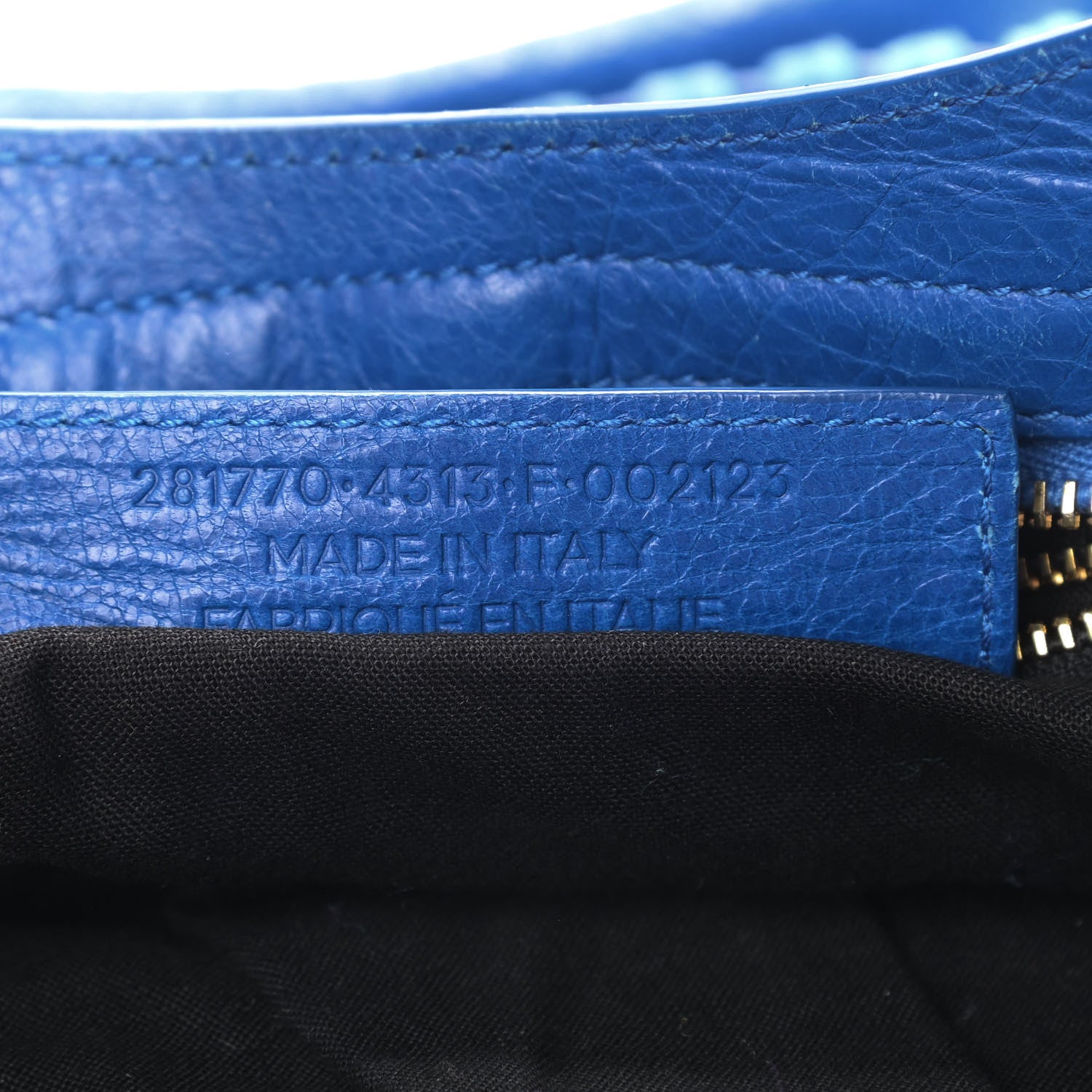 Balenciaga Agneau Giant 12 Gold Hardware City Bleu Lazuli 9 of 10