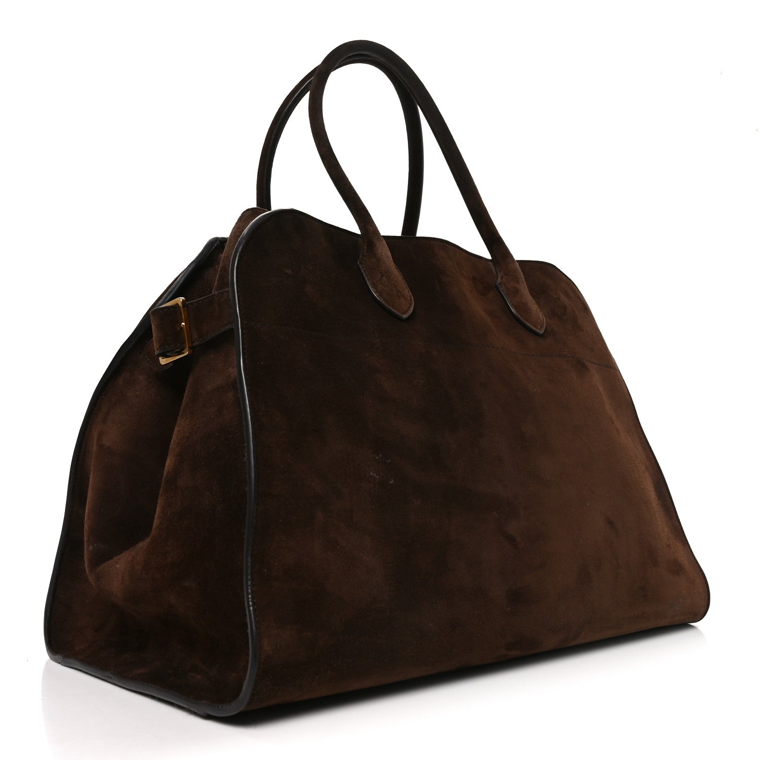 The Row Suede Soft Margaux 15 Mocha 3 of 9