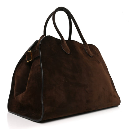 The Row Suede Soft Margaux 15 Mocha 3 of 9