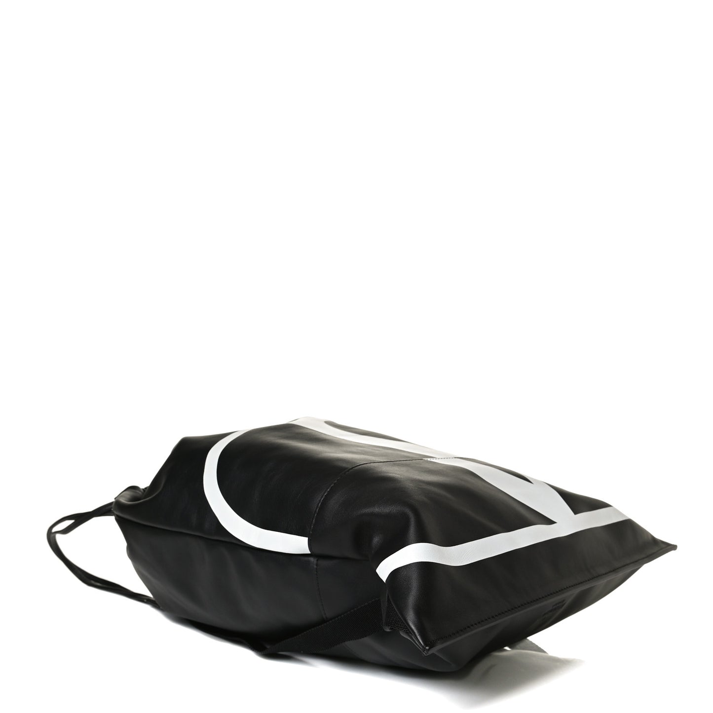 Nappa VLogo Drawstring Backpack Black