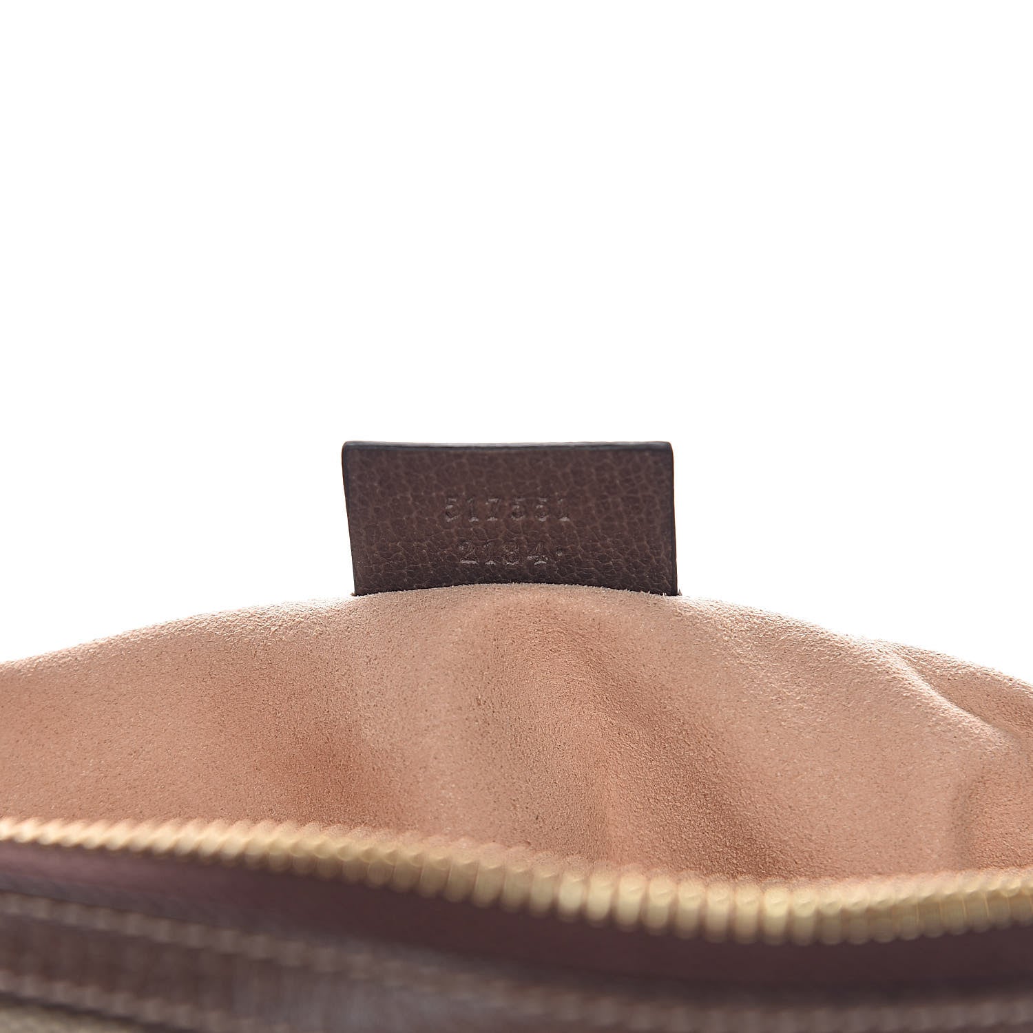 Gucci GG Supreme Monogram Large Ophidia Pouch Clutch Brown 7 of 9